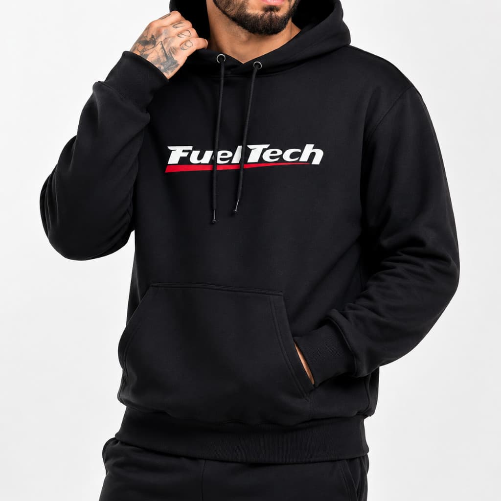 Moletom Fueltech Premium Canguru Flanelado