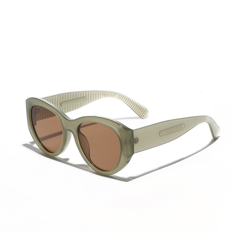 Óculos De Sol Femininos Com Armação Grande Olho De Gato Masculino Anti-UV