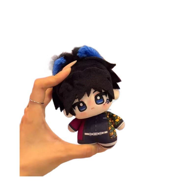 Novo Demon Slayer : Kimetsu no Yaiba Giyu Tomioka Água Hashira Boneca De Algodão De 10 Cm-Mercadoria Fofa Brinquedo De