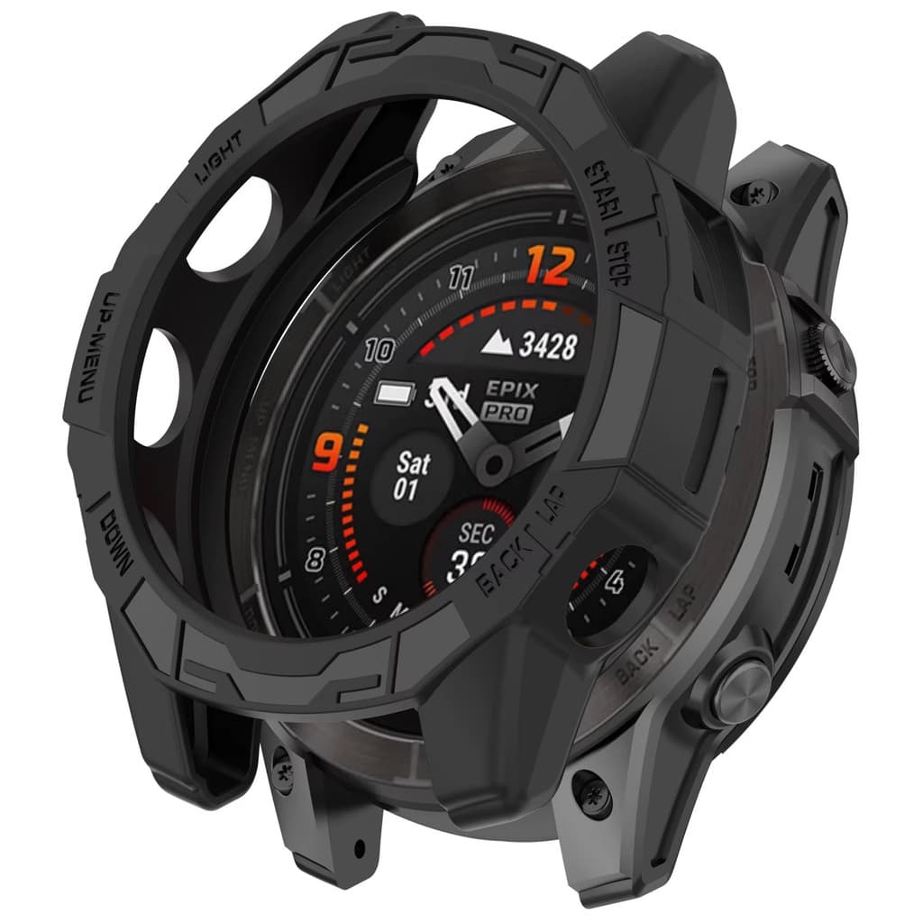 Capa Bumper Proteção Para Smartwatch Garmin Fenix 7s 7s Pro 42mm (1.2) / Epix Pro (gen2) 42mm tela 1.2