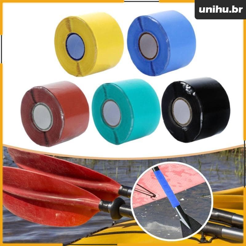 [Unihu] Fita Adesiva Acessórios Para Remo Tira De Vedação De Isolamento Elétrico Halteres De Barco Dragão 5M x 2.5 Cm x