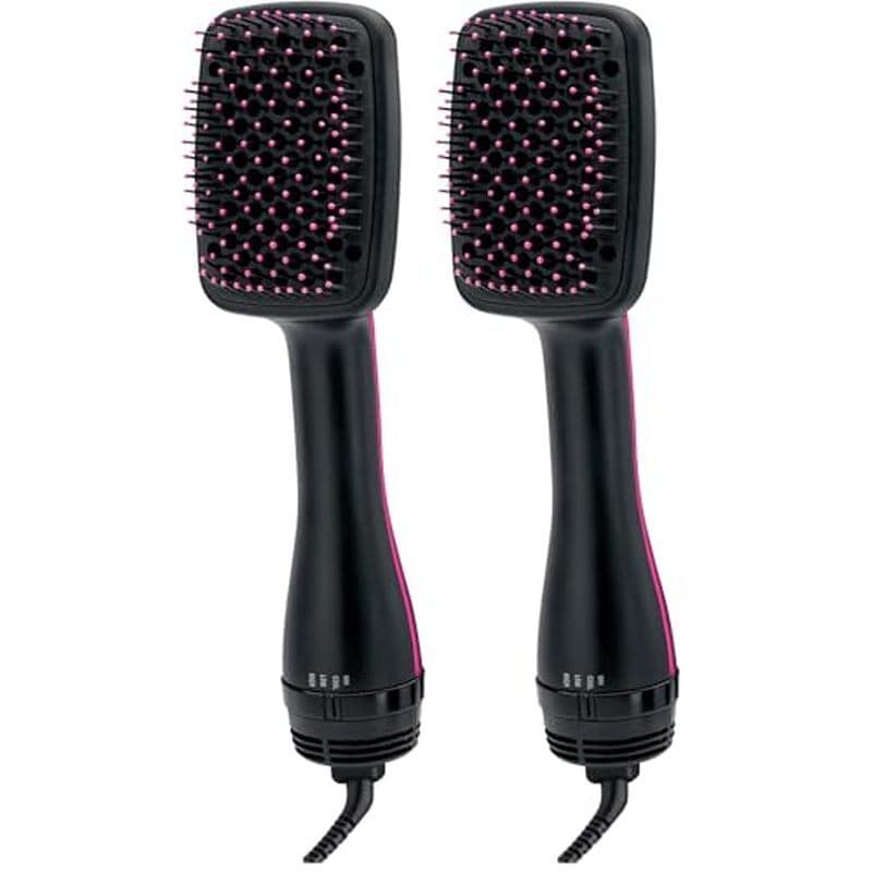 Secador E Modelador De Cabelo Em Uma Etapa REVLON , Alisador De Escova Multifuncional Para Qualidade De Salão & amp ; Es