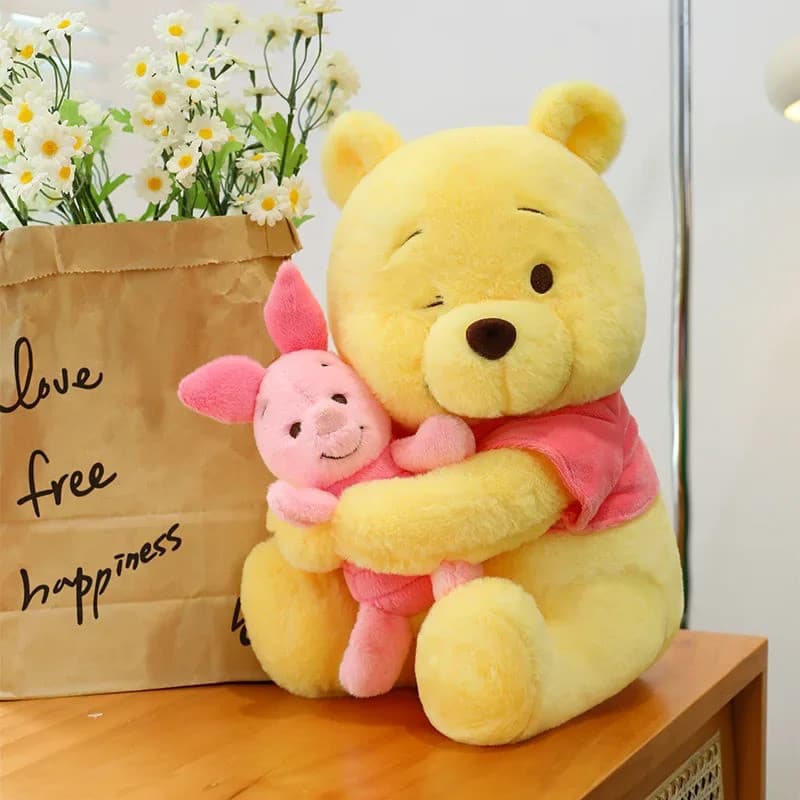 HOTSALE 25-30cm Winnie the Pooh Brinquedo De Pelúcia Bonito Ursinho Boneca Vivi Amigo Presente De Aniversário Natal