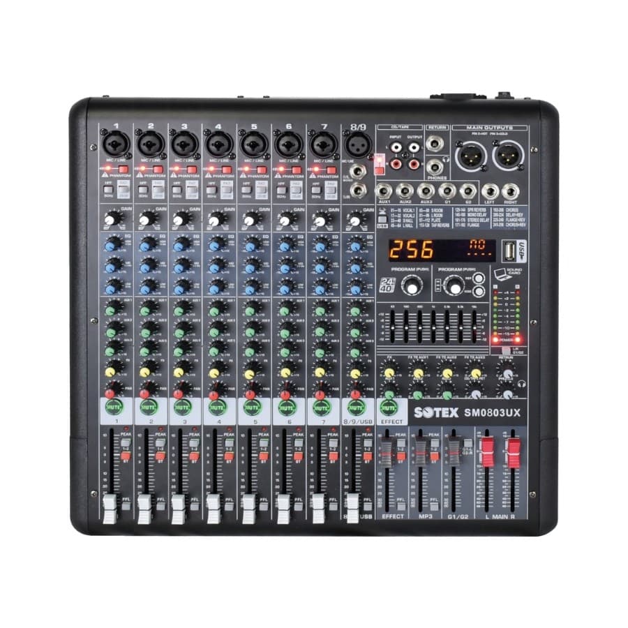 Mesa De Som Sotex SM0803UX