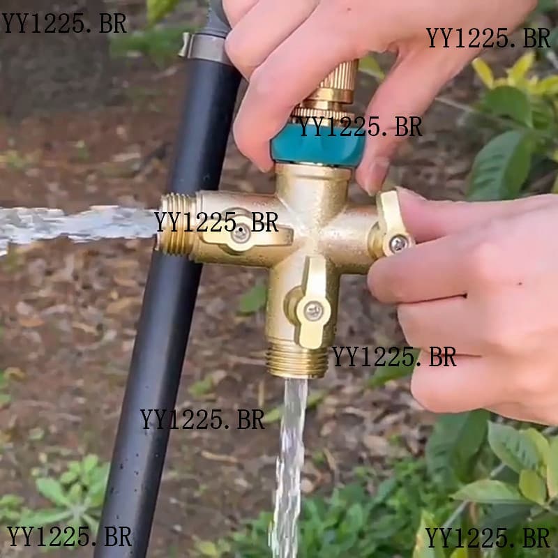 Conector De Mangueira De Jardim Divisor De Torneira Ao Ar Livre F谩cil Instala莽茫o Universal Apto Para A Maioria Das Torne