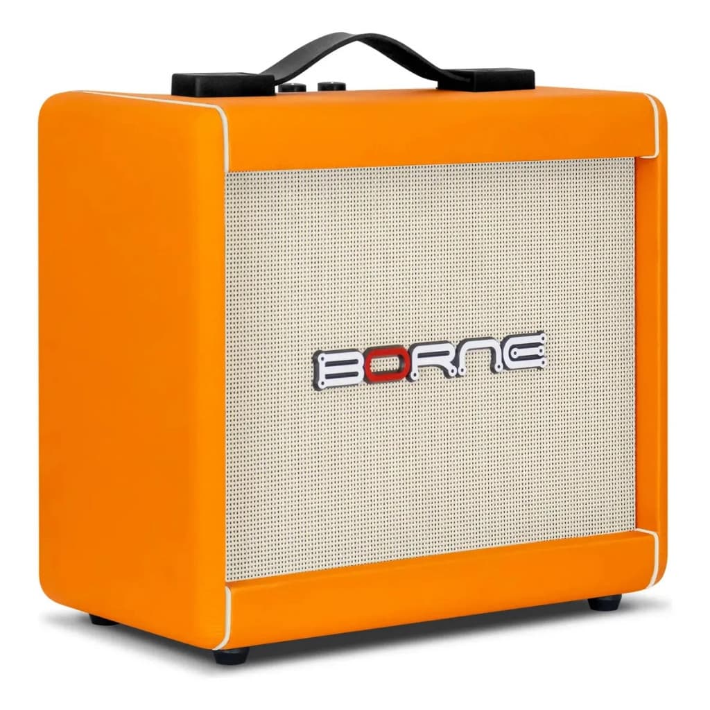 Amplificador De Guitarra Borne F60 Combo 15w Cor Laranja