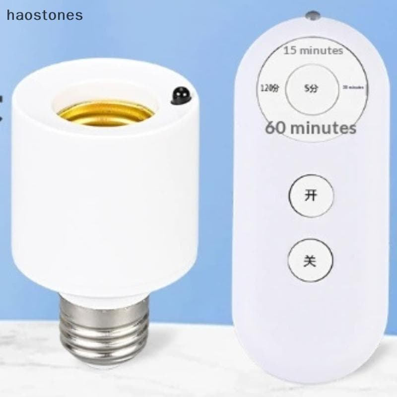 Lâmpada Inteligente Soet E27 Interruptor De Controle Remoto Sem Fio Bases Da LED Ligar/Desligar Sala Lustre Temporizador