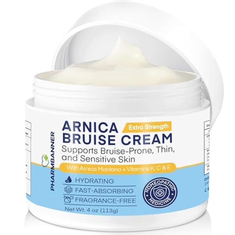 PHARMBANNER Arnica Bruise Cream Força Extra – Montana De Ação Rápida Com Vitaminas K , C & amp ; E Para Hematomas , Inch