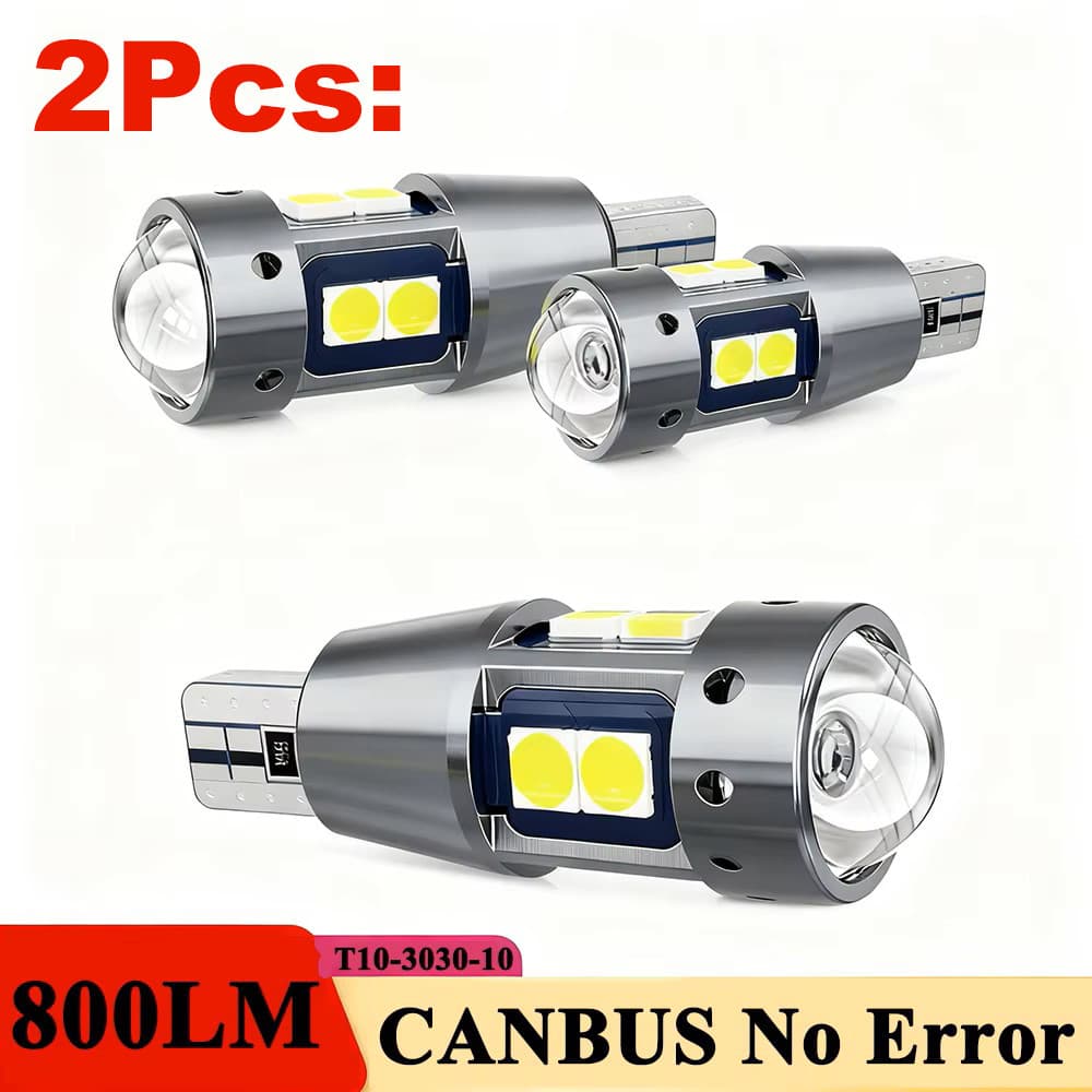 2 Pçs T10 3030 10SMD W5W 168 192 LED CANBUS Nenhum Erro De Alta Qualidade Marcador Cauda Do Carro Estacionamento Interio