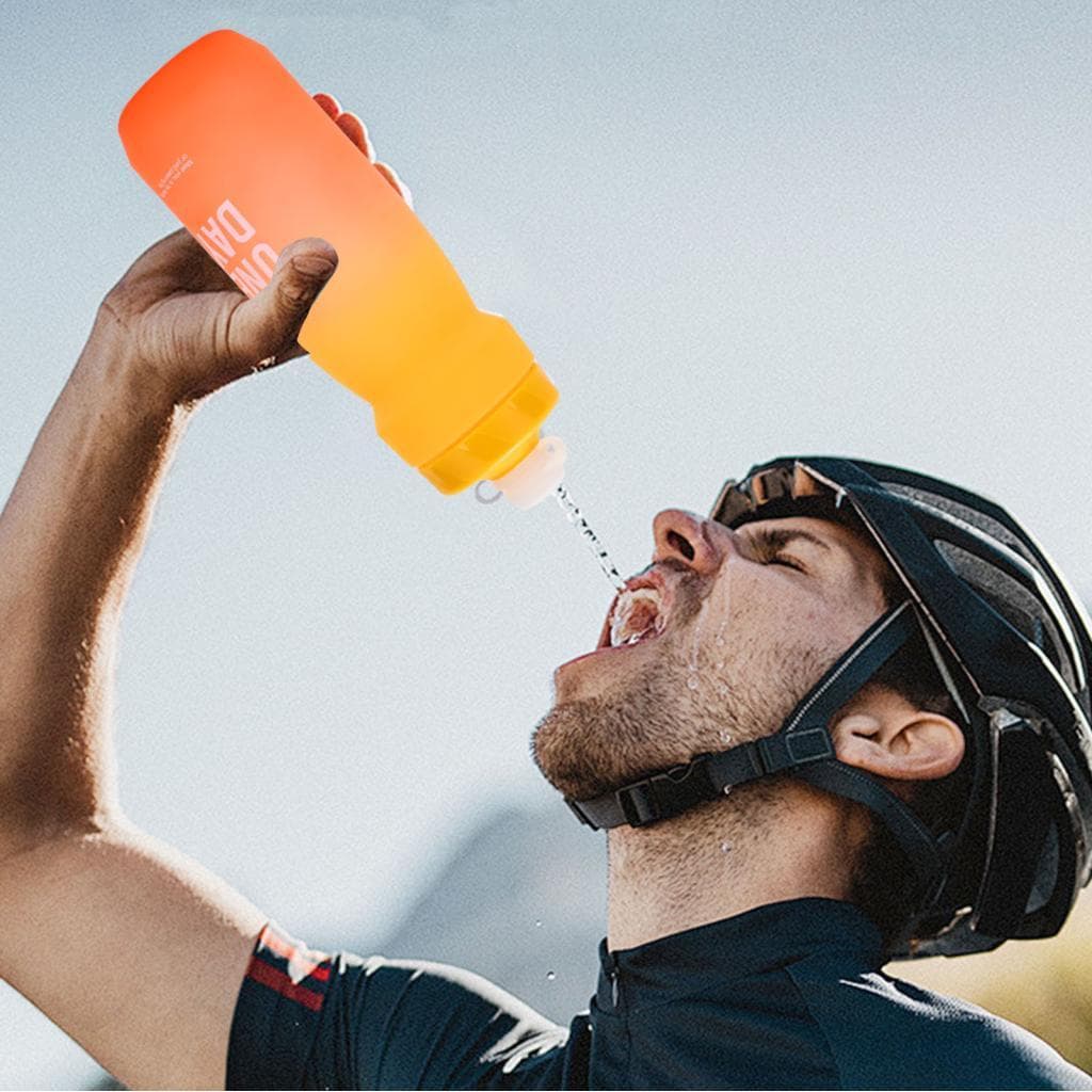Garrafa de água para ciclismo Domary 760ml à prova de vazamento para esportes ao ar livre com bico selado e boca larga