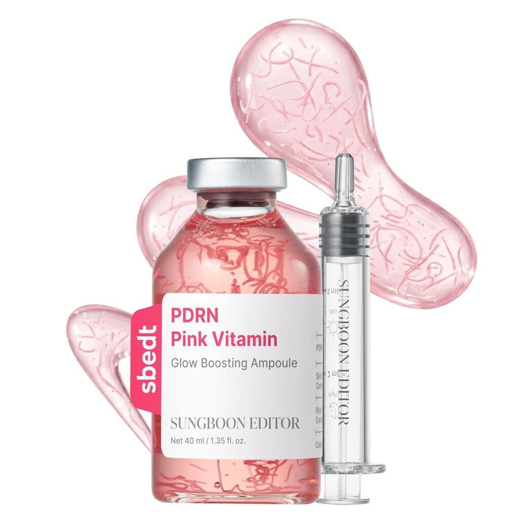 SUNGBOON EDITOR Glow Intensive PDRN Ampoule, Sérum Facial com Peptídeos de Cobre e Vitamina B12, com Colágeno, Multi-Pep