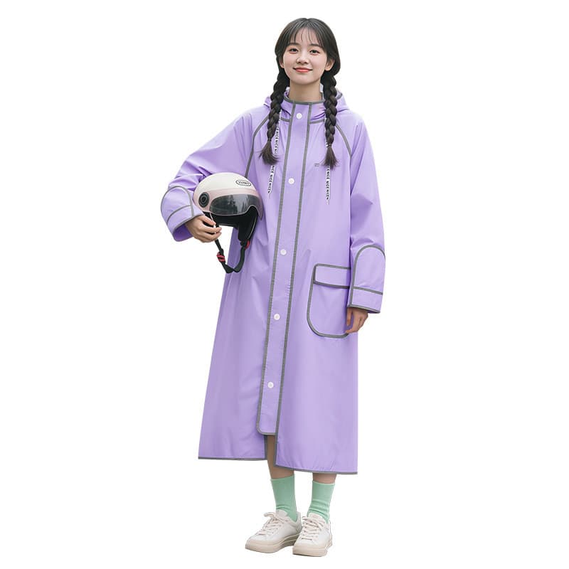 正 Capa de chuva veículo elétrico integrado corpo inteiro longo à prova de chuva feminino adulto ciclismo Poncho siameses