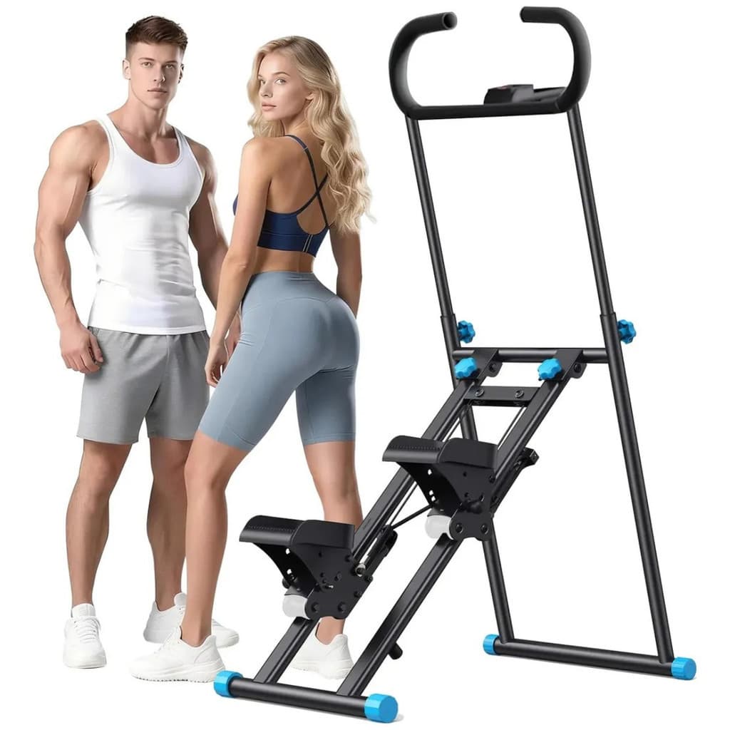 Máquina De Escada Simulador De Caminhada Escalador Vertical Dobrável Academia