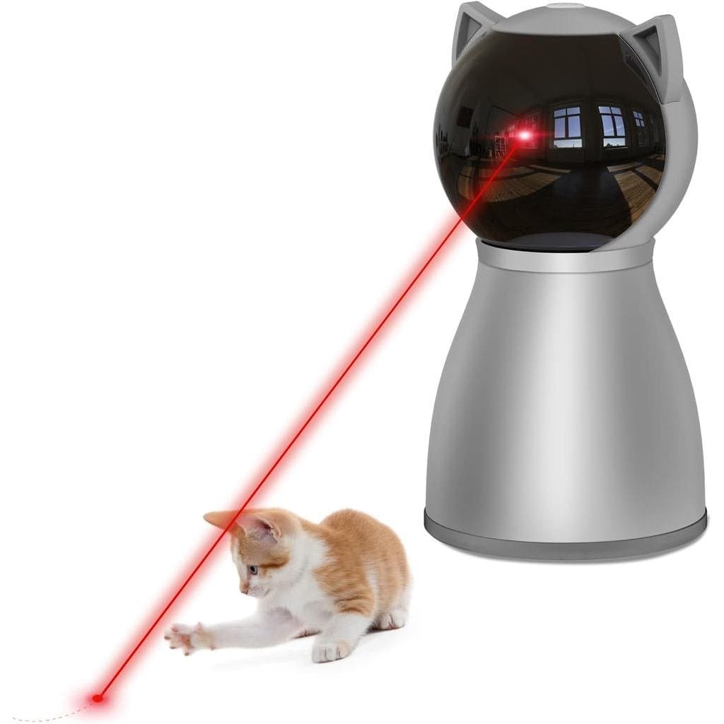 Brinquedos a Laser para Gatos de Interior YVE LIFE, Brinquedo a Laser Automático Recarregável para Gatos com Movimento A