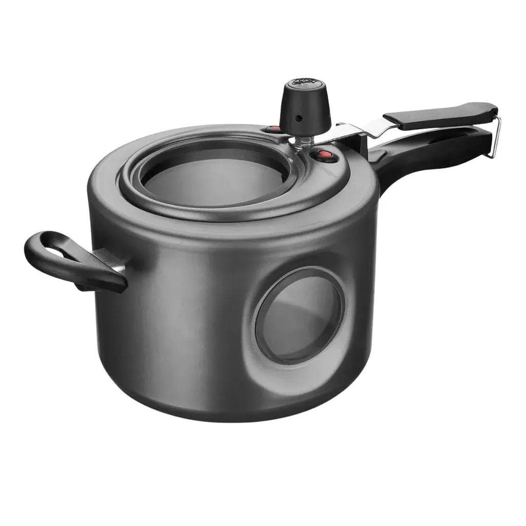 Panela de Pressão MTA Com Visor Duplo 4,5L Grafite