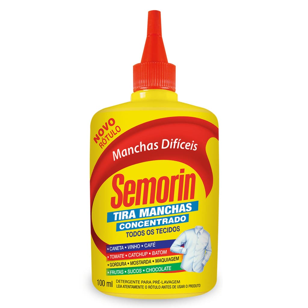 Tira Manchas Tradicional 100ml - Remove Manchas Difíceis de Todos os Tecidos