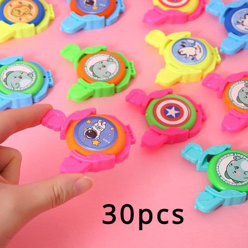 30 mini lançadores de frisbee rotativos, brinquedos, presentes para jardim de infância FGO0 BIXS