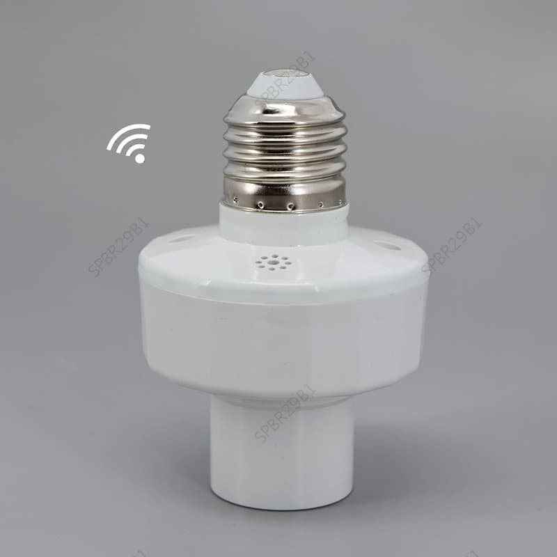 AC 85-265V Sensor De Radar E27 Soquete Lâmpadas Inteligentes Cabeça Adaptador Suporte Da Lâmpada Base Cozinha Quarto Int