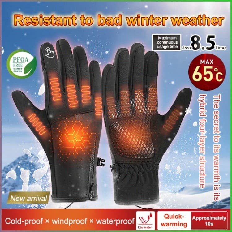 [Conforto e Calor] SL-Luvas Elétricas de Aquecimento/Luvas Térmicas para Homens e Mulheres/Inverno