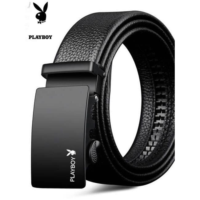 Cinto masculino de primeira camada de couro de alta qualidade da Playboy