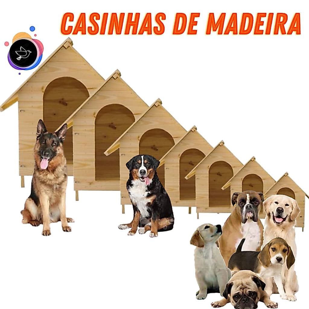 Casa Pet Grande Para Cachorro Porte Grande Casinha de Madeira Excelente Rottwailer Pitbull Pastor Al