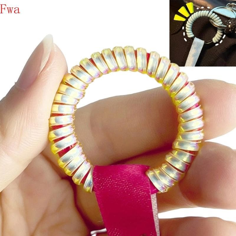 Fwa 6 Peças Anéis Segurança Silicone Para Brinquedos Pelúcia, Acessórios Chave Antiderrapantes, Cores S