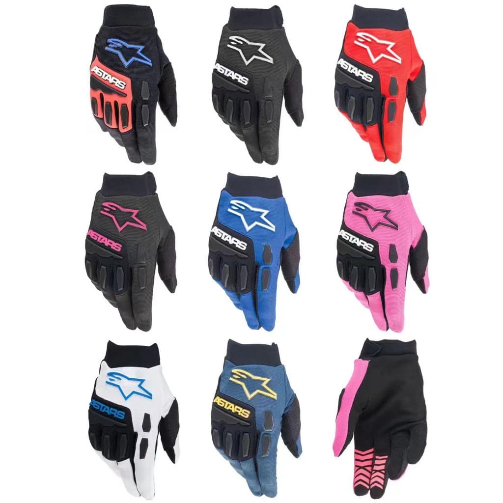 ALPINESTARS Luvas Adultas De Furo Completo Preto Branco Vermelho MOTOCROSS MX MTB Novo ATV 2023