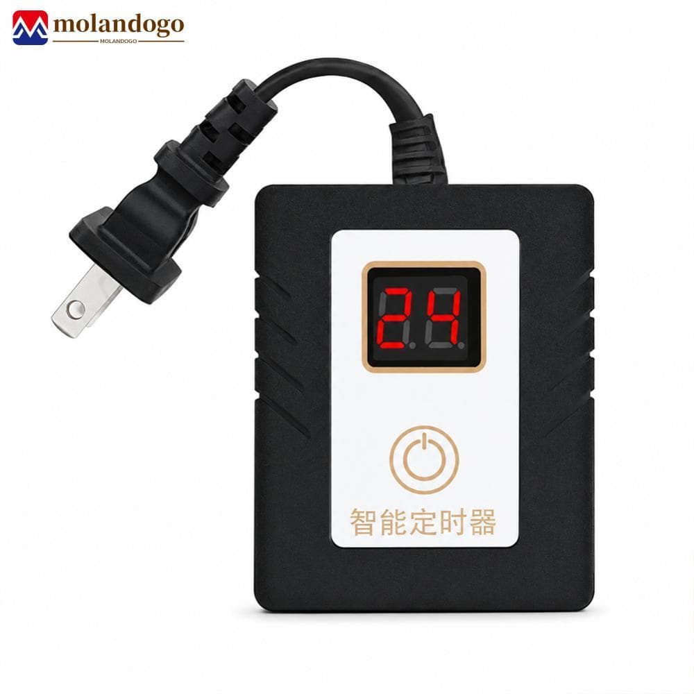 Milandogo Interruptor De Temporizador Inteligente De Ciclo 24 Horas Para Luz De Aquário Bomba UV Tomada De Economia De E