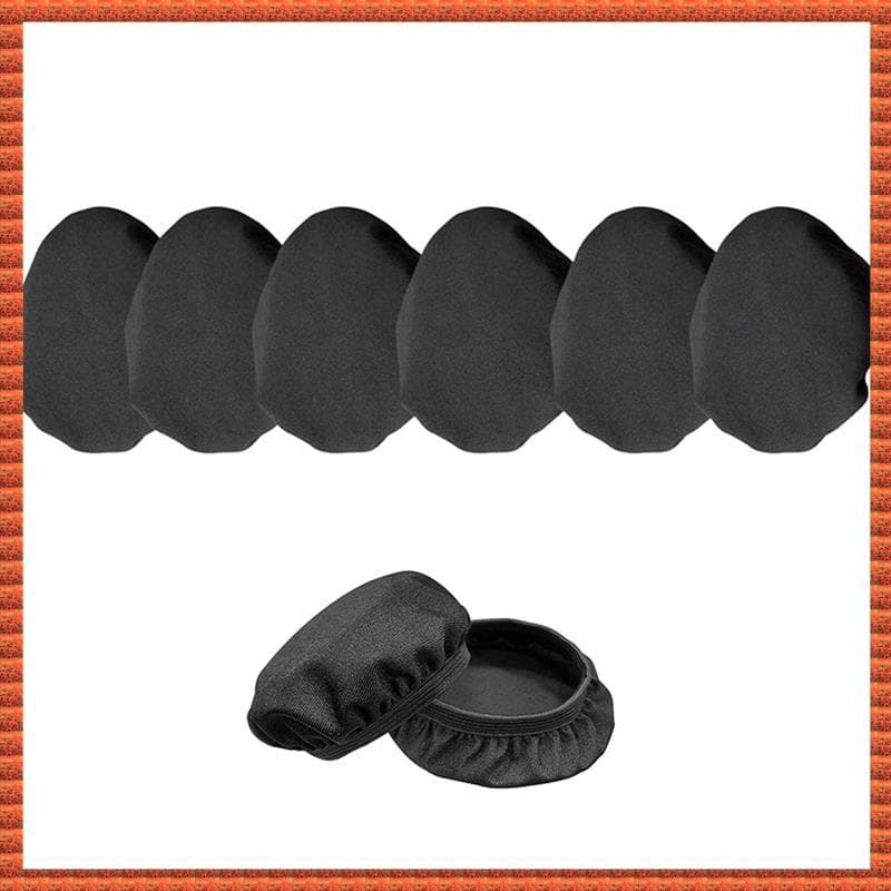 (Zac) Protetores De Ouvido De Tecido Lavável-4 Pares De Capa De Fone Extensível Para Fones Over-Fit 3.9 "-4.7 "