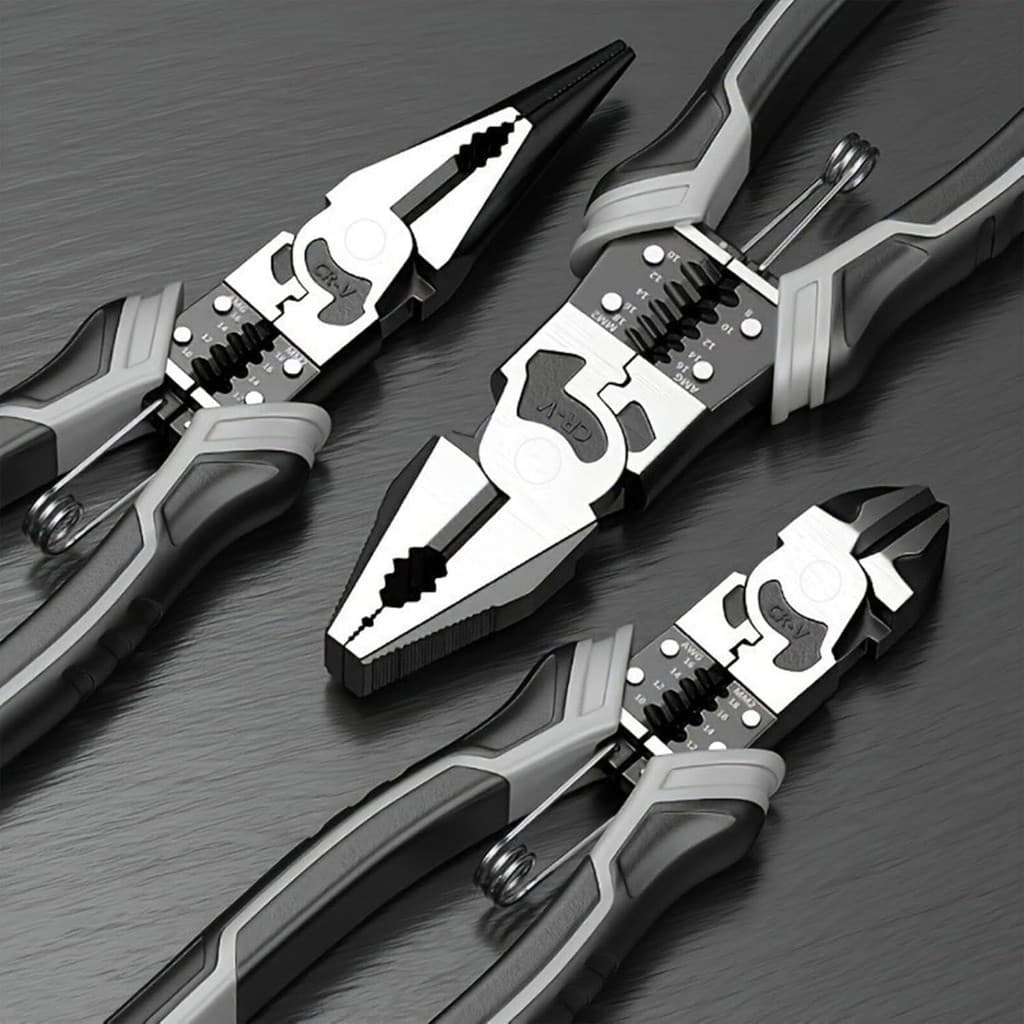 Multifuncional Wire Stripper para Eletricista, Alicates, Ferramenta de Crimpagem, Corte Descascador de fio MT245
