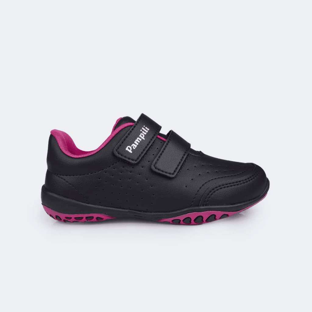 Tênis Feminino Pampili Honey Eco Friendly Preto/Pink