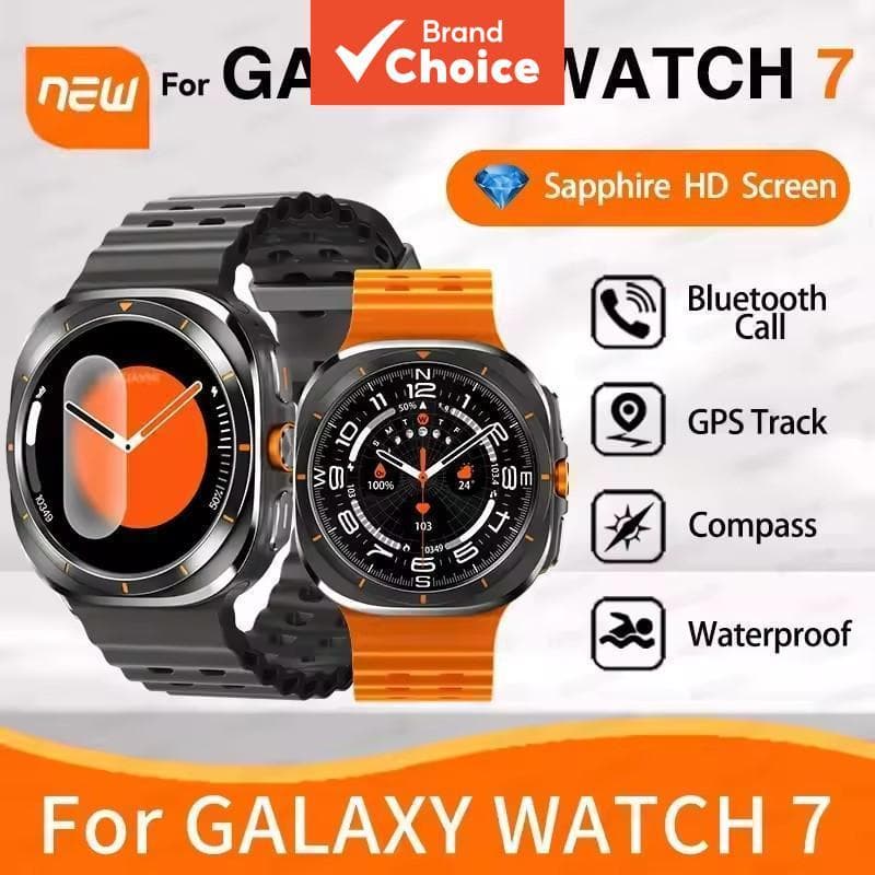 Para Galaxy Watch 7 Ultra Relógio Inteligente Das Mulheres Dos Homens Mostrador Personalizado HD AMOLED Chamada De Voz G