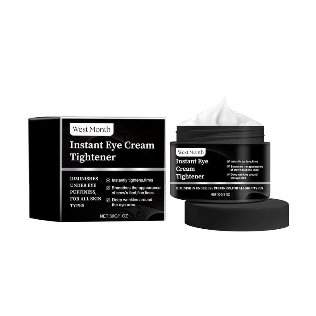 Creme para os Olhos com Ácido Hialurônico, Esqualano e Vitamina C, Tratamento Anti-Envelhecimento para Olheiras, Inchaço