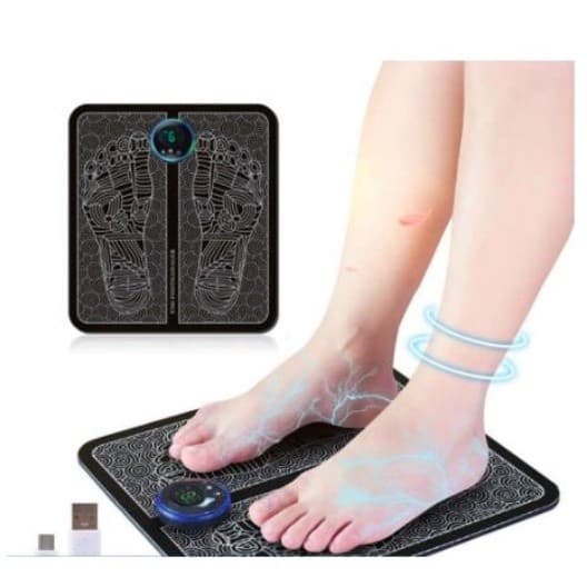 Tapete Massageador Ems Tens Elétrico Para Pés Fisioterapia