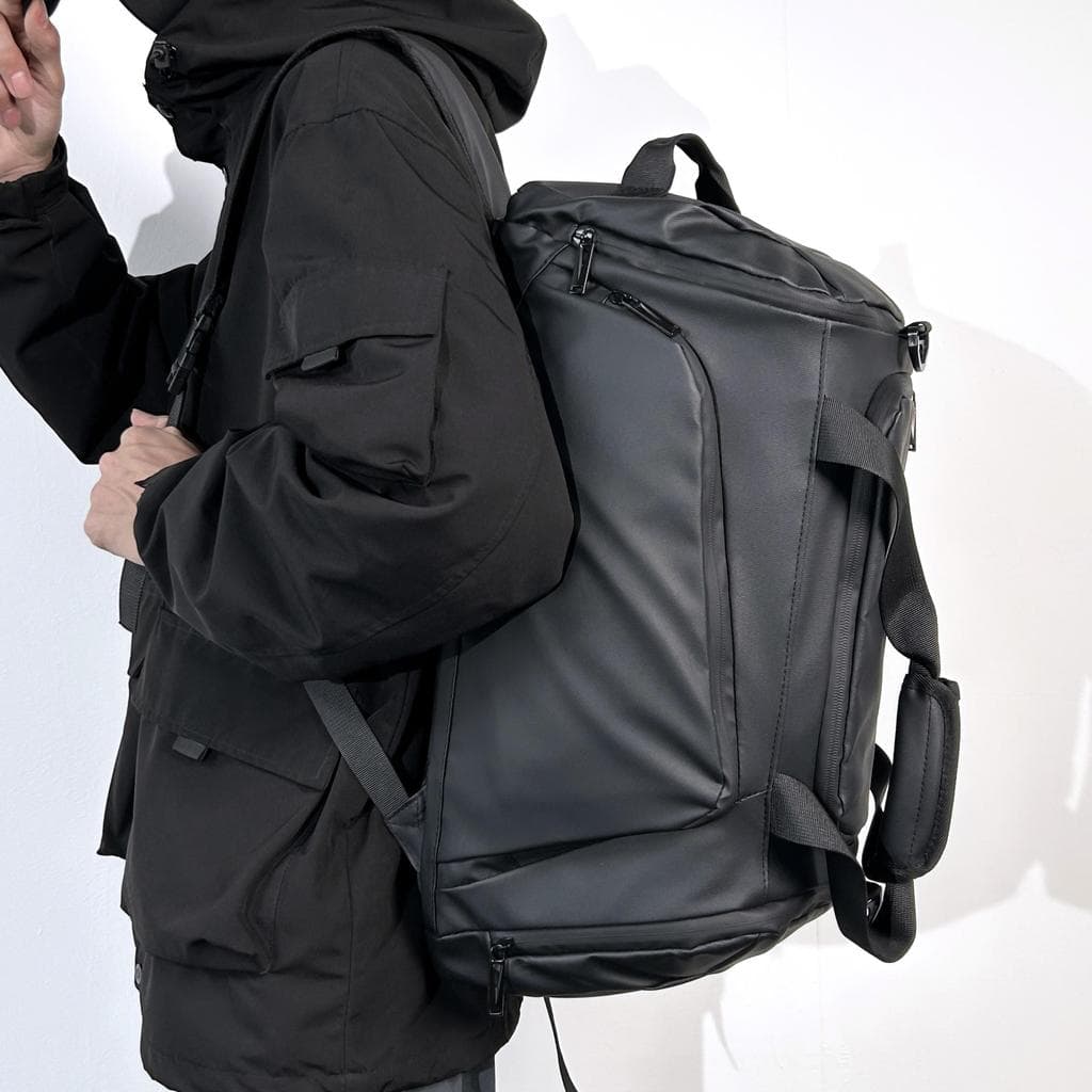 Mochila esportiva masculina, leve, multifuncional, bolsa de viagem, separação seca e molhada, academia, bolsa mensageiro