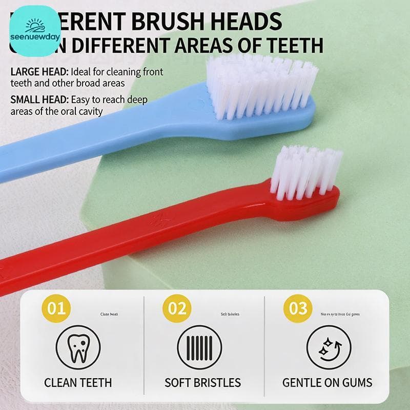 [seenuewday] Escova De Dentes Para Cães E Gatos , Remoção Eficiente De Placa , Mantém O Hálito Fresco Os , Suprimentos S