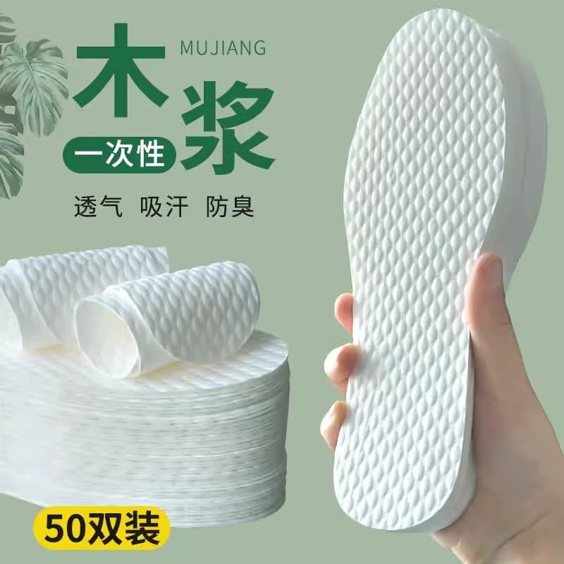 50 pares palmilhas descartáveis absorventes de suor respirável feminino látex luz pé masculino desodorante Anti-pé suor