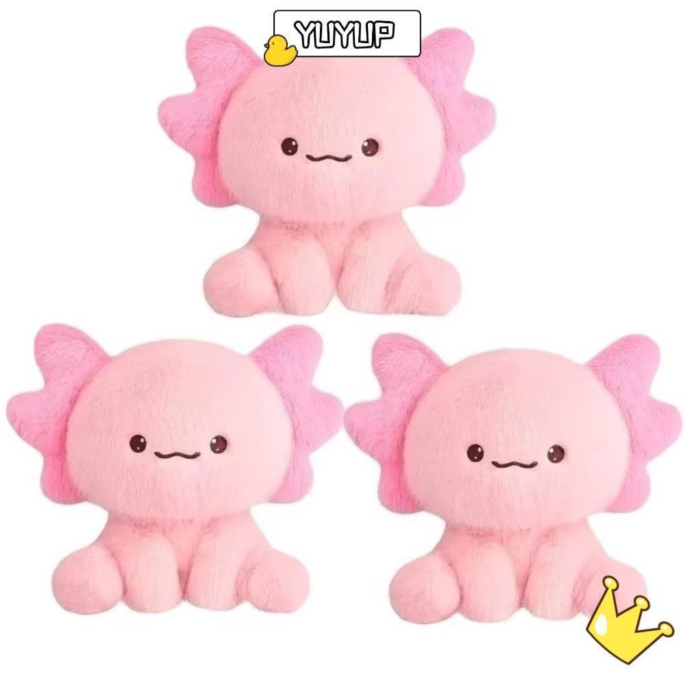 YUYUPPP 1 Peça Boneca Companheiro De Pelúcia , Salamandra Enfeites Kawaii Recheada , Axolotl Fofo