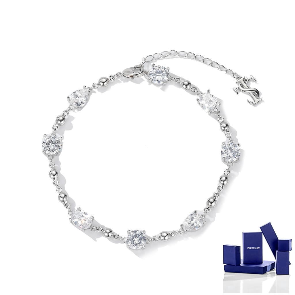 Joias RODREASON , Pulseira Estilo Hip-Hop , Conjunto De Mão De Zircônia Premium De Nicho Para Homens E Mulheres Da Moda
