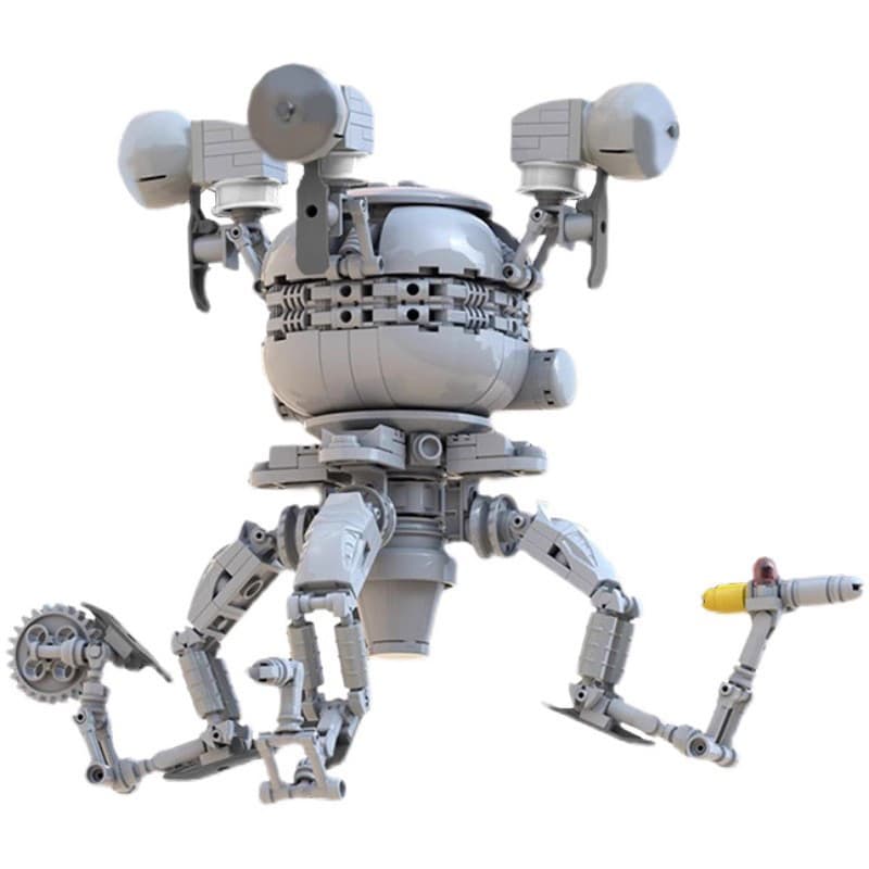 MOC-2413 Mr. Handy - Blocos de Montar para Construção de Abrigo de Robô Monstro 337 Peças