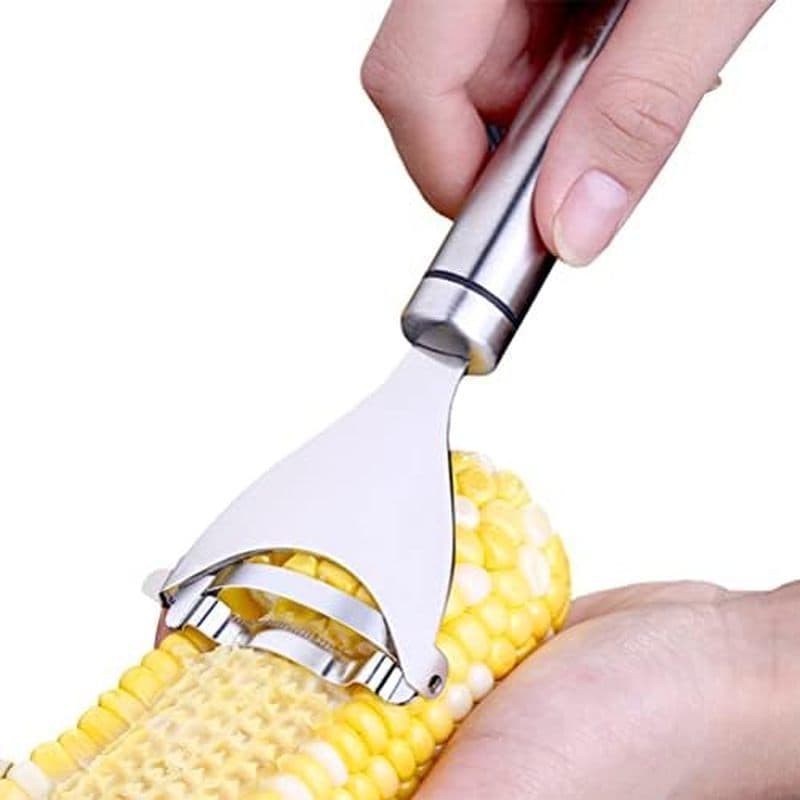 Descascador De Milho , Para Ferramenta De Remoção De Espiga Punhos De Cozinha Multifuncionais De Aço Inoxidável Plaina N