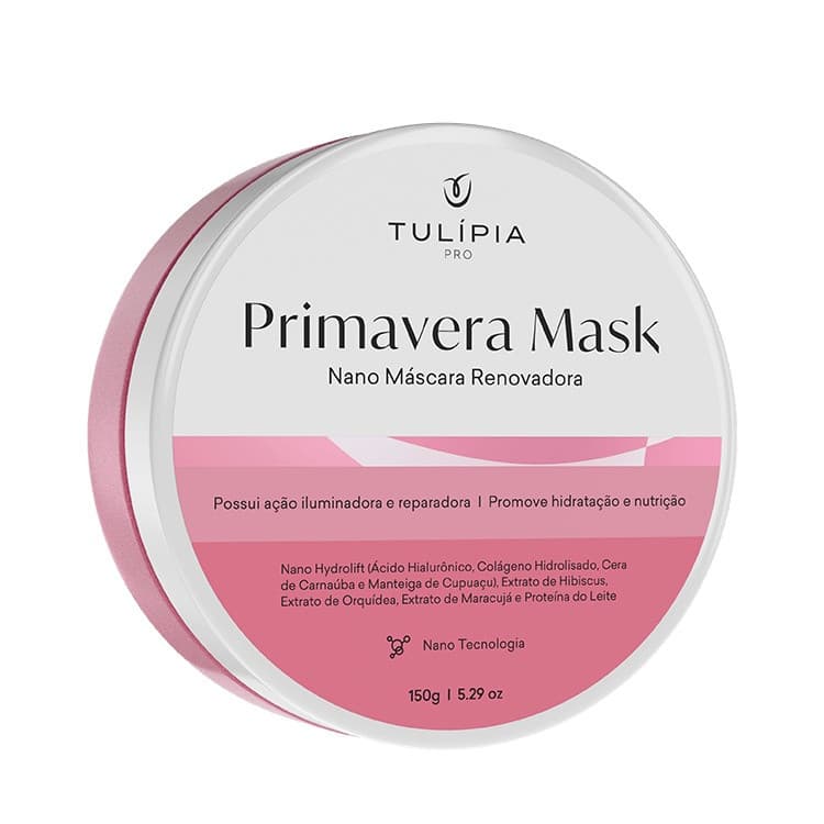 Máscara Facial Hidratante Primavera , Antioxidante , Rejuvenescedora , Renovadora Tulipia