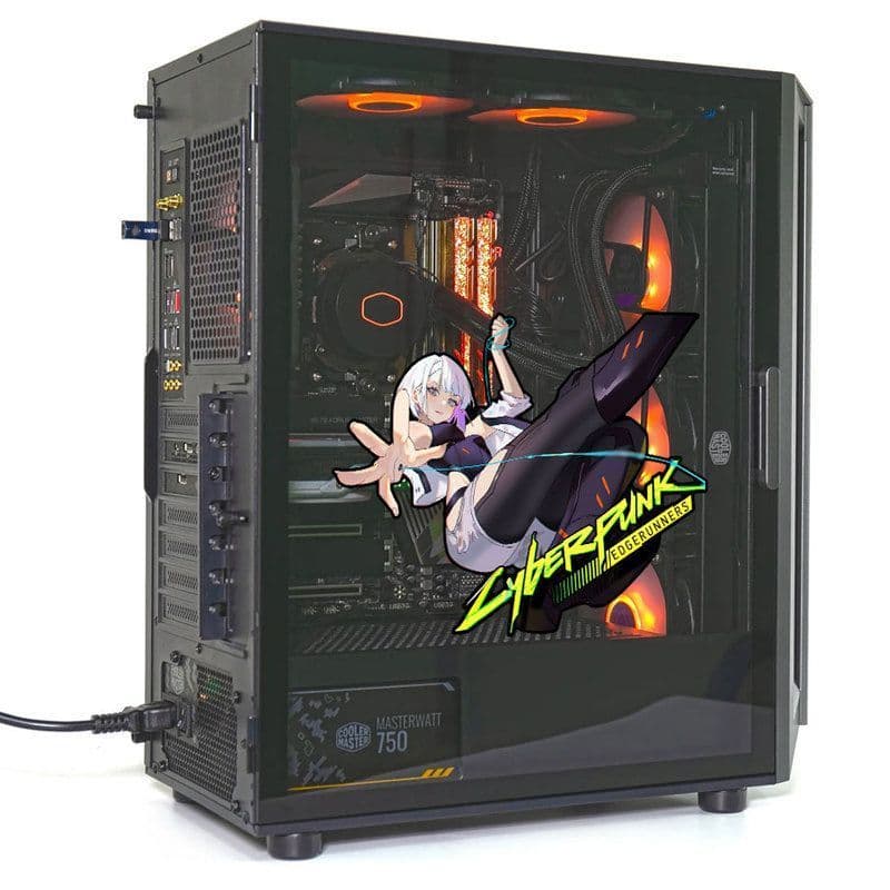 XYLDN84 Cyberpunk Anime adesivo 2077 adesivo bidimensional Lucy à prova dwaterproof água computador caso Notebook adesiv