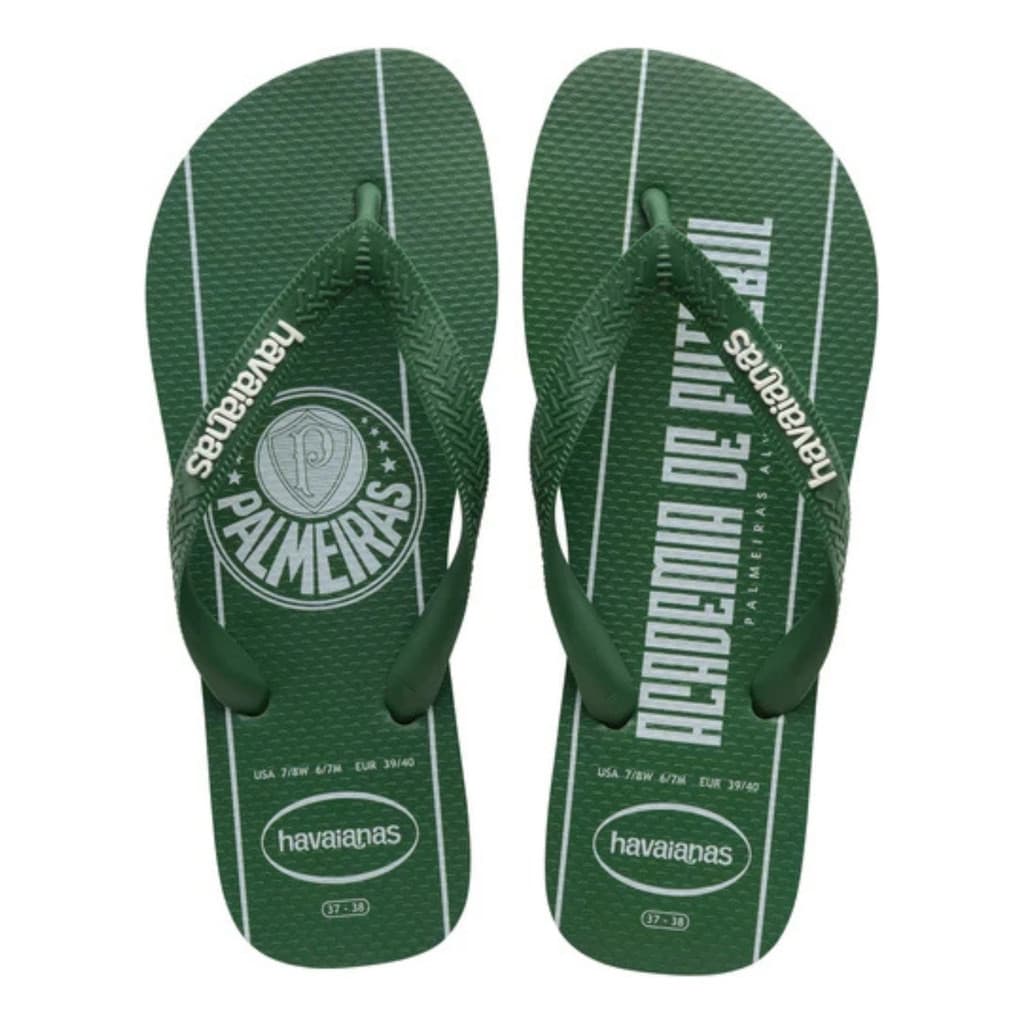 Chinelo Palmeiras Top Times Verdão Havaianas Original
