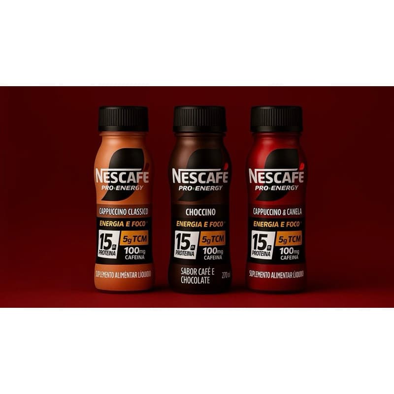 Kit 3 Garrafas Nescafé Pro Energy
