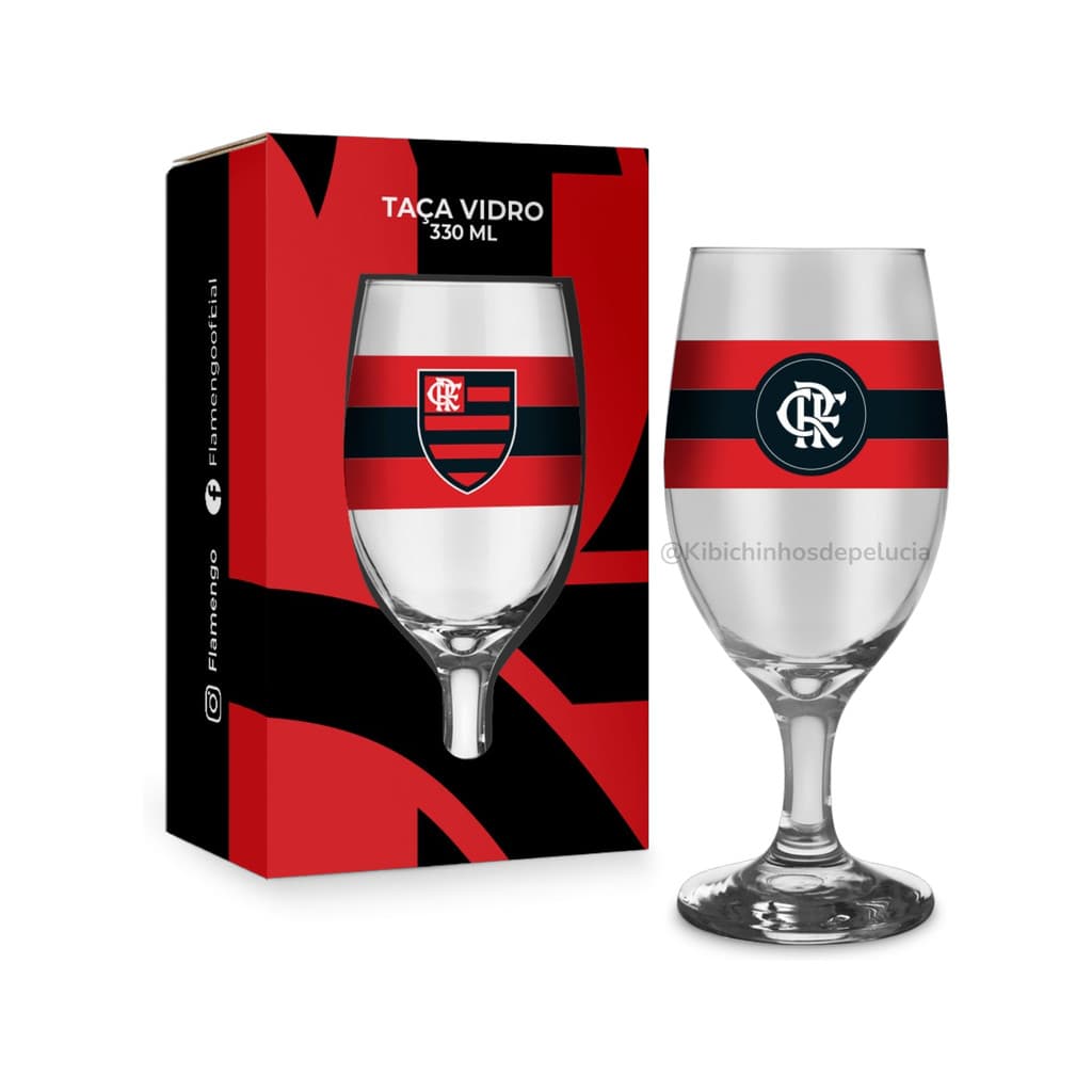 Taça Windsor Flamengo 330ml em Vidro – Produto Oficial
