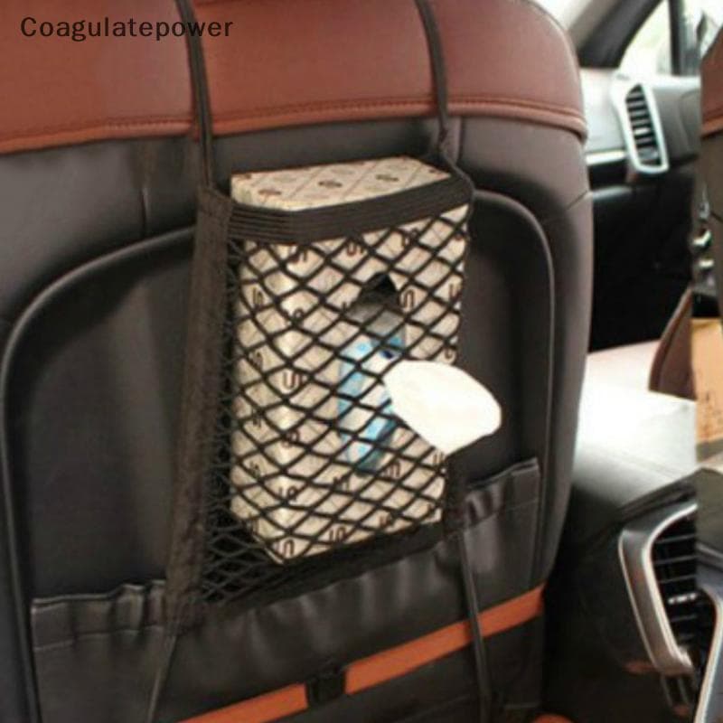 COA Bolsa De Rede De Armazenamento De Carro Entre Assentos Estilo Organizador Malha Elástica Acessórios Automotivos BR
