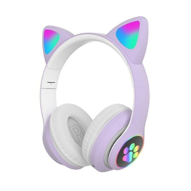 Fone Gatinho Sem Fio Bluetooth Headphone Gatinho Led Sem Fio