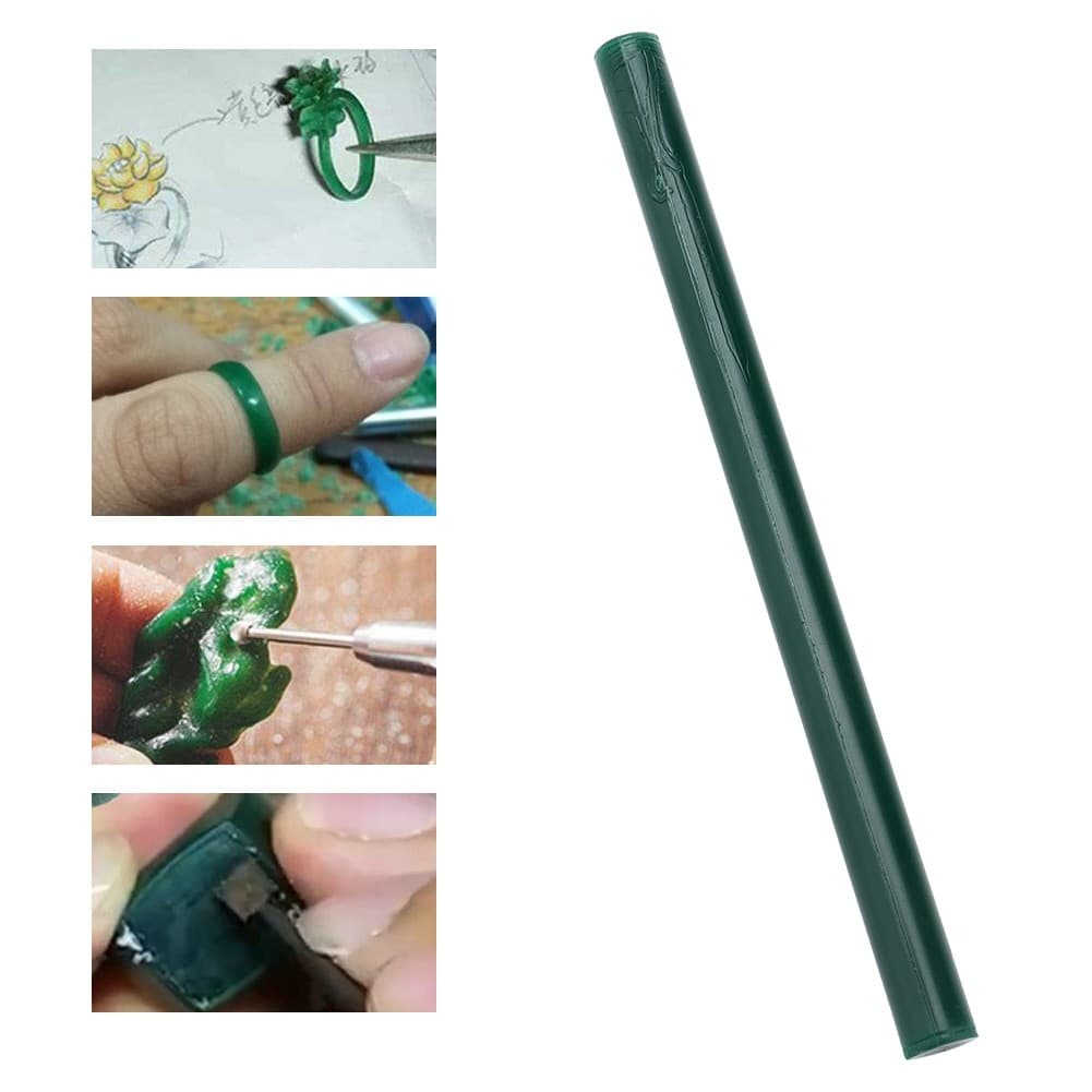 Ferramenta De Gravação De Molde De Tubo De Cera De Anel De Joias Para Criação Verde Duro Com Lado Plano Tamanhos Grandes