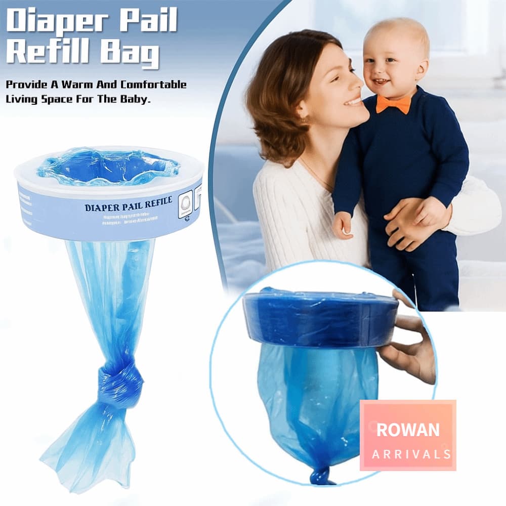 Sacos De Lixo De Fraldas ROWANBABY , Recargas De Lixeira Duráveis Resistentes A Rasgos , Lidar Com Odores Efetivamente R